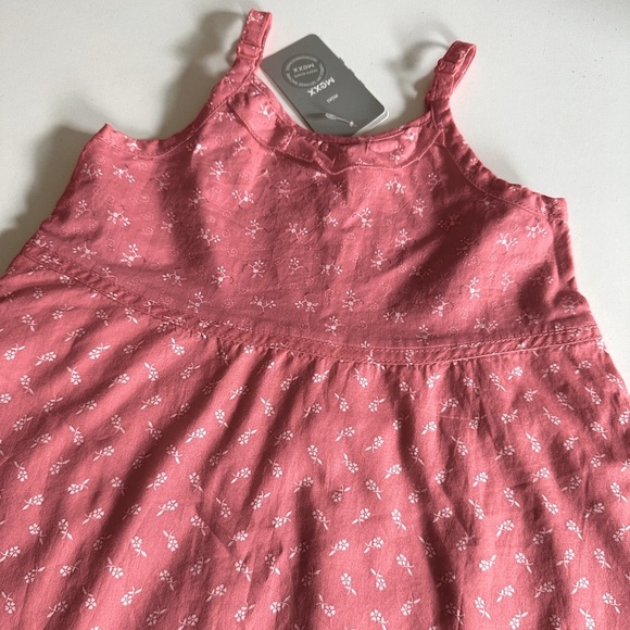 Mexx pink baby dress, two layers, laced back, spaghetti straps So sweet, sz 18m - Picture 2 of 10